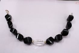 A decorative necklace.