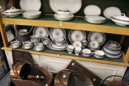 A comprehensive collection of Wedgwood Florentine dinner ware.