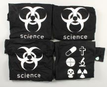 FOUR DAMIEN HIRST T-SHIRTS from The Science Workshop.