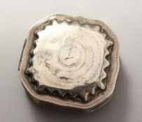 A DUTCH SILVER SNUFF BOX.
