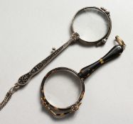 TWO VICTORIAN LORGNETTES.
