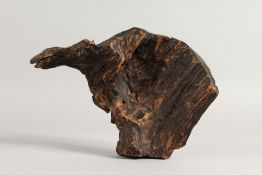 AN OLD PIECE OF WOOD. 9ins long.