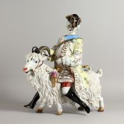 A SUPERB LARGE MEISSEN PORCELAIN GROUP 
