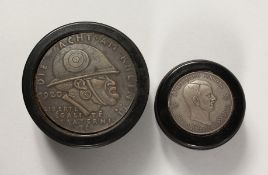 TWO NAZI (REPRO) SNUFF BOXES.