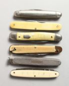 SIX PENKNIVES.