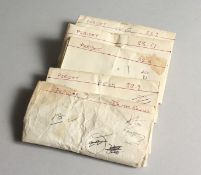 FIVE BAGS OF PERIDOT.