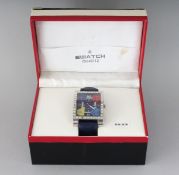 A GENTLEMAN'S E WATCH, in box.