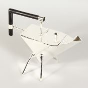 A CHRISTOPHER DRESSER DESIGN TEAPOT.