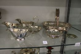 A small group of plated wares.