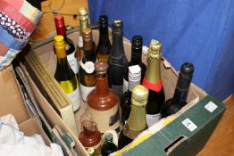 Various wines, sherry etc. (sold as seen).