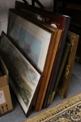 A quantity of decorative paintings and prints, engravings etc. etc.