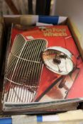 A quantity of motoring magazines.
