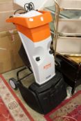 A Stihl GHE 105 electric garden shredder, appears little used.