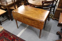 A 19th century mahogany Pembroke table.