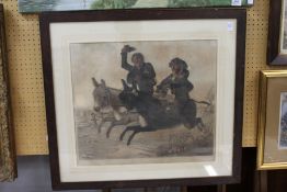 The Donkey Sweepstakes colour print.