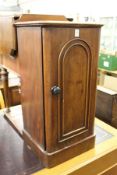 A Victorian mahogany pot cupboard.