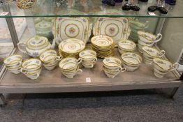 A Paragon China twelve place tea service (one saucer lacking).