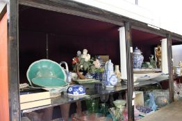 A quantity of oriental ceramics and collectables.