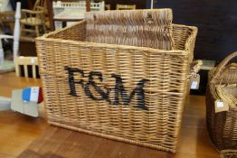 A Fortnum and Mason's hamper.