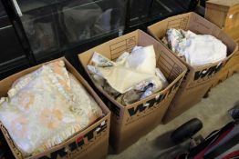 A quantity of household linen.