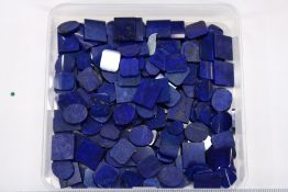 Various small pieces of lapis lazuli.