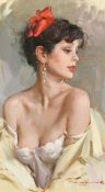 Konstantin Razumov (b.1974) Russian, 'Dorotea', signed oil on canvas 16