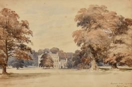 Lady Maria Pleydell-Bouverie (1782-1861) British, 'Brymore House, Bridgwater', watercolour,