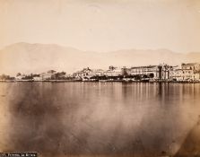 A collection of four 19th century Albumen prints of Sicilian landmarks and locations, inscribed, all