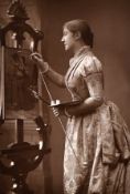 A collection of three photographs of late 19th century theatrical Actresses including 'MISS LILY