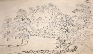 Follower of Turner, four pencil drawings of Matlock, inscribed on reverse, all 4.25