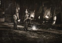 Harry Norman Eccleston OBE PPRE FRWS ARCA RWA RBSA AWG (1923-2010) British, 'Open Hearth Furnace,