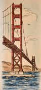 Frank Duarte (1909-1997) American, Three prints depicting iconographic images of San Francisco '