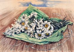 Stuart Maxwell Armfield (1916-2000) British, A Bouquet of daisies, watercolour on Royal