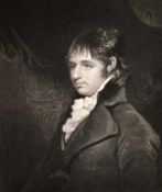 A collection of 19th century portrait engravings depicting distinguished British gentleman,