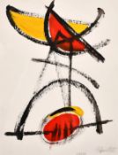 Perrotte (20th/21st century), An abstract still life composition, signed and dated '13/07/04', mixed