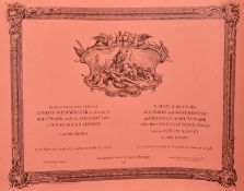 An Exact Survey of the Citys of London Westminster by John Rocque printed in 1971, 22