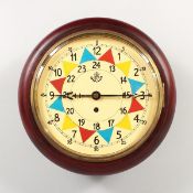A RAF FUSEE STYLE WALL CLOCK 10 ins diameter