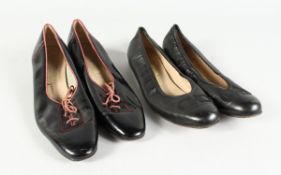 TWO PAIRS OF DESIGNER SHOES - Salvatore Ferragamo