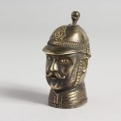 A BRASS POLICEMAN 1887 VESTA CASE