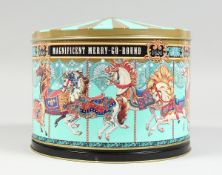 A FORTNUM AND MASON MERRY GO ROUND BOX - musical.