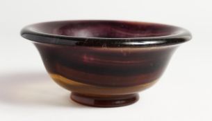 A GOOD LARGE PLAIN BLUE JOHN CIRCULAR BOWL 6 ins