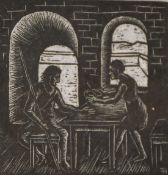 Hermann Fechenbach (1897-1986) German, A group of biblical woodcuts, signed numbered and stamped,