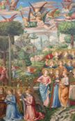 After Benozo Gozzoli, An Arundel society print of angels adoring, 30