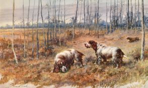 Maud Earl (1863-1943), two prints of working dogs, print, signed and inscribed, 14