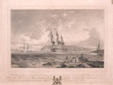 Haghe after Hornebrock, A print of Plymouth sound, 9