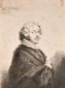 Thomas Worlidge (18th century) an engraving of a gentleman together with a collection of Old