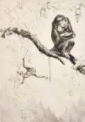 Leonard Robert Brightwell (1889-1983) British, 'No Monkeying', drypoint etching, signed in pencil,