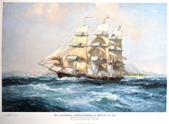 Geoff Shaw, 'The Canberra At San Carlos Water, Falkland Islands, 21st May 1982', and another