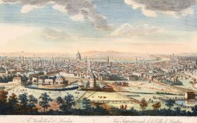 After Canaletto, A North view of London, 18th century, 10