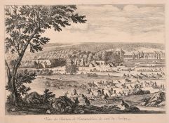 Israel Silvestre (1621-1691) French, 'Veue de Chateau de Fontainebleau' and 'Prospectus Regiae